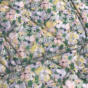 NWT Jcrew liberty flower quilted skirt